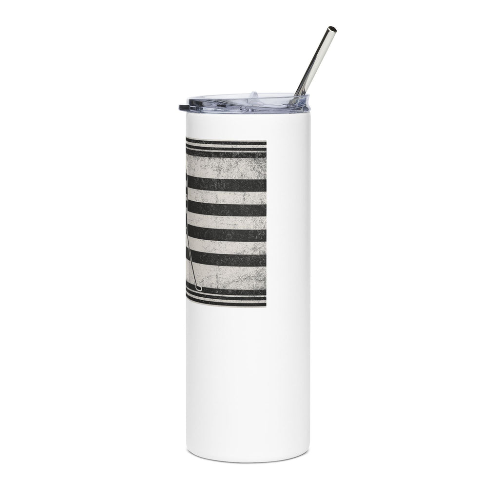 20oz Flag Green Lean Golfer Stainless Steel Tumbler