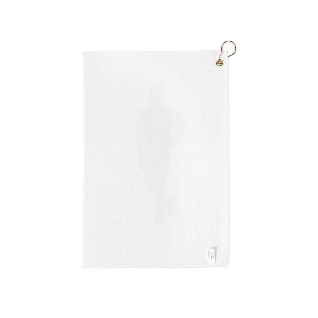 Green Lean Golfer Silhouette Towel | Golf Club Towel Accessory