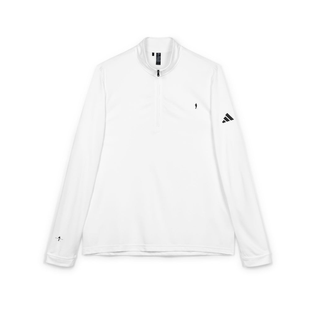 Golf Embroidered Quarter-Zip Pullover — "The Green Lean" by Denner Club